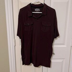 Maroon/Burgundy Buckle polo